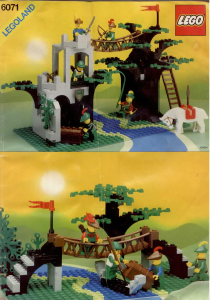 Manual de uso Lego set 6071 Forestmen Intersección