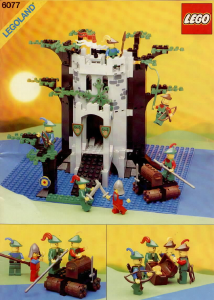 Manual Lego set 6077 Forestmen River fortress