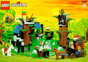 Manuale Lego set 6079 Forestmen Roccaforte di Robin Hood