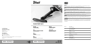 Manual Crivit IAN 103923 Pompă bicicletă