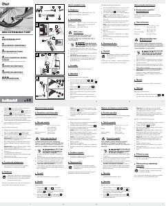 Manuál Crivit IAN 109612 Cyklistické čerpadlo