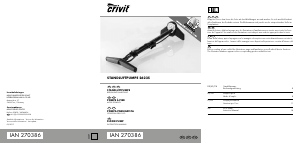 Manuale Crivit IAN 270386 Pompa per bicicletta