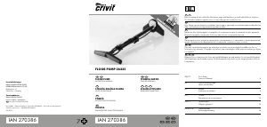 Manual Crivit IAN 270386 Pompă bicicletă