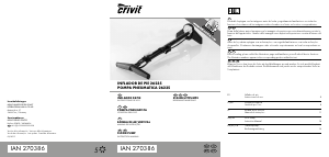 Manual Crivit IAN 270386 Bomba de bicicleta