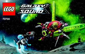 Bruksanvisning Lego set 70700 Galaxy Squad Rymdsvärmare