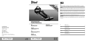 Manuale Crivit IAN 278485 Pompa per bicicletta