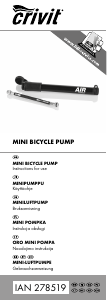 Bruksanvisning Crivit IAN 278519 Cykelpump