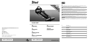 Bruksanvisning Crivit IAN 285656 Cykelpump