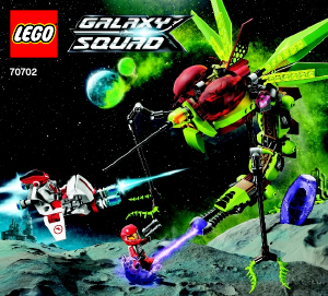 Manual de uso Lego set 70702 Galaxy Squad Diseño de insecto