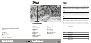 Mode d’emploi Crivit IAN 292829 Pompe vélo