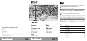 Εγχειρίδιο Crivit IAN 292829 Αντλία ποδηλάτου