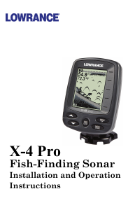 Handleiding Lowrance X-4 Pro Fishfinder