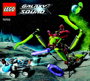 Bruksanvisning Lego set 70703 Galaxy Squad Stjärnstrimlaren