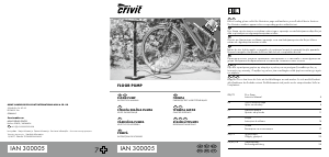 Manual Crivit IAN 300005 Pompă bicicletă