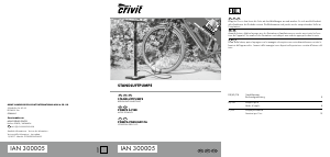 Manuale Crivit IAN 300005 Pompa per bicicletta