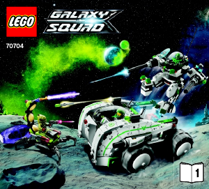 Bruksanvisning Lego set 70704 Galaxy Squad Skadedjurstank