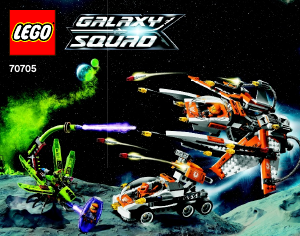 Bruksanvisning Lego set 70705 Galaxy Squad Insektsbekämpare