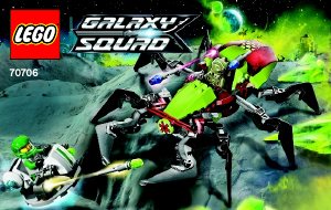 Manuale Lego set 70706 Galaxy Squad Ragno del cratere