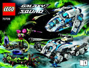 Mode d’emploi Lego set 70709 Galaxy Squad Le tank cosmique