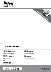 Manuale Crivit IAN 89266 Pompa per bicicletta