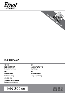 Käyttöohje Crivit IAN 89266 Polkupyörän pumppu