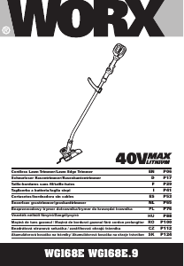 Manual Worx WG168E Trimmer de gazon