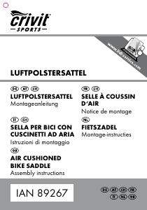 Manuale Crivit IAN 89267 Sella per bicicletta