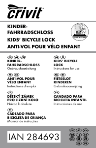 Mode d’emploi Crivit IAN 284693 Antivol vélo