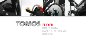 Handleiding Tomos Flexer 45 Brommer