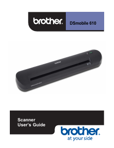 Manual Brother DS-610 Scanner