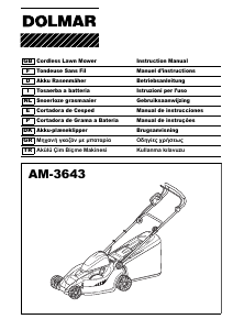 Kullanım kılavuzu Dolmar AM-3643LGH Çim biçme makinesi