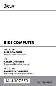 Brugsanvisning Crivit IAN 307553 Cykelcomputer