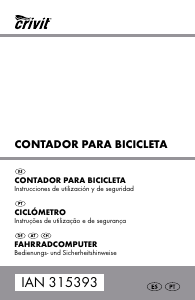 Manual Crivit IAN 315393 Ciclo-computador