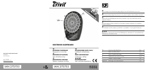 Instrukcja Crivit IAN 275755 Tarcze do darta