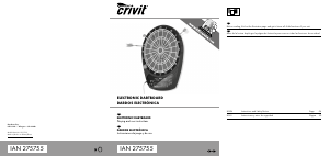 Manual de uso Crivit IAN 275755 Tablero de dardo