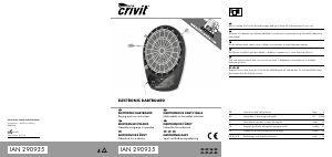 Használati útmutató Crivit IAN 290935 Darts céltábla