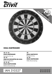 Handleiding Crivit IAN 310327 Dartboard