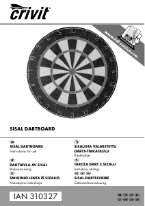 Bruksanvisning Crivit IAN 310327 Darttavla