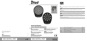 Manual de uso Crivit IAN 321912 Tablero de dardo