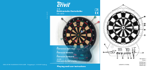 Brugsanvisning Crivit IAN 67074 Dartskive