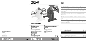 Brugsanvisning Crivit IAN 110722 Motionscykel