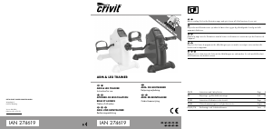 Handleiding Crivit IAN 274619 Hometrainer