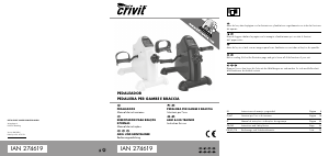 Manual de uso Crivit IAN 274619 Bicicleta estática