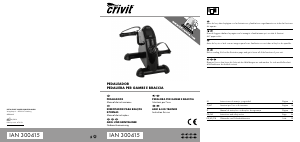 Manual Crivit IAN 300415 Bicicleta estática