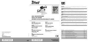 Instrukcja Crivit IAN 314630 Rower treningowy