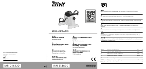 Manual Crivit IAN 314630 Bicicletă exercitii