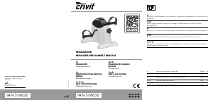 Manual de uso Crivit IAN 314630 Bicicleta estática