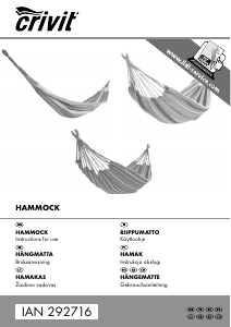 Bruksanvisning Crivit IAN 292716 Hängmatta