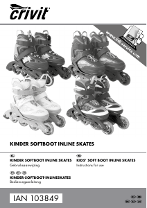 Handleiding Crivit IAN 103849 Inline skates