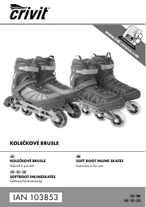 Manuál Crivit IAN 103853 Inline brusle